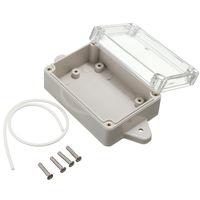85X58X33mm En Plastique Électronique Étanche Couvercle Transparent Boîtier De Projet Boîte De Boîtier