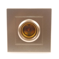 86 Type Carré Doré E27 Douille Adaptateur Ampoule PC Adaptateur Lumière AC250V