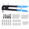 86Pcs alliage daluminium M3-M8 écrou aveugle rivet fileté Insert Rivet outil riveteuse avec Rivnut Nutsert Rivetage