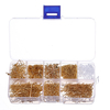 870 Pcs / Ensemble Épingles À Paupières Fermoirs De Homard Bijoux Fil Boucle Doreille Crochets Bijoux Trouver Kit p