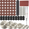 88 pièces Mini lame de scie circulaire ensemble de roues en résine disques de coupe diamantés accessoires doutils r