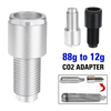 88g à 12g CO2 Capsule Capsule Convertisseur Adaptateur Costume pour pistolets à air comprimé