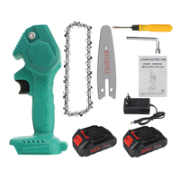 88V 4 pouces scie délagage électrique Portable petite scie à chaîne à bois Rechargeable avec 1/2 pièces Batterie