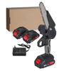88VF 6 `` Mini tronçonneuse électrique rechargeable de 6 `` cisailles de coupe de travail en bois LED vitesse progressiv