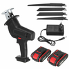 88VF scie alternative électrique Rechargeable sans fil outil de coupe en plastique bois métal portable W / 1 ou 2 Batter