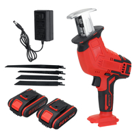 88VF scie alternative électrique sans fil outil de travail du bois portable extérieur One scie à main avec 1/2 Batterie