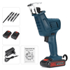 88VF scie alternative Rechargeable bois métal plastique outil de coupe de sciage avec 1/2 pièces Batterie et 4 pièces la