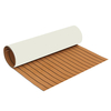 89x230cmx6mm Brun Foncé Avec Des Lignes Noires Bateau EVA Mousse Faux Teck Feuille De Decking