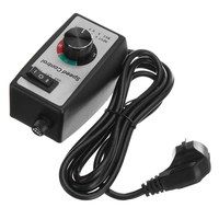 8A 220V-240V AC Routeur à cadran variable Contrôleur de vitesse de moteur Contrôleur Rhéostat 122 x80x50MM