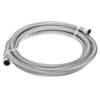 8FT AN4 AN6 AN8 AN10 Tuyau de carburant Tuyau de conduite de gaz dhuile Acier inoxydable Tressé Argent