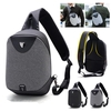 8L Hommes Femmes Anti Vol Sling Poitrine Sac Pack En Plein Air Sport Voyage Tablet Épaule Sac À Main