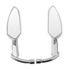 8mm 10mm Chromed CNC Blade rétroviseurs arrière pour Harley Dyna Heritage Softail Sportster