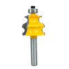 8mm 1/2 "tige de routeur de ligne de tige de moulage architectural coupe-bois Tenon pour machines-outils en bois