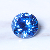 8mm 3.25ct Mer Bleu Saphir Rond Forme Facettes Coupées AAAAA VVS Décorations En Vrac Gemstone