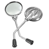 8mm Chrome Vue arrière arrière Vue arrière Miroirs latéraux Moto Dirt Bike