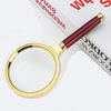 8mm HD 6X poignée en bois grossissant lunettes Overgild