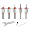8mm Round Shank Drill Bit Set Adjustable Countersink 2.8-4mm Cone Drill Counterbore Router Drill Bit with Limit Stop All
