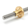 8mm T8x2 Vis mère Écrou à tige filetée T8 Trapézo dal ACME Stepper 150mm-500mm avec écrou en laiton