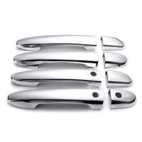 8Pcs / Set ABS Chrome 4 Couvre Poignée De Porte De Voiture Avec Sans Clé Pour Mazda 2/3/6 CX-3 CX-5