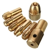8pcs 0.5-3mm micro mandrin de perceuse set petite perceuse électrique collet avec clé Allen