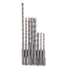 8pcs 5-12mm SDS Plus Foret Électrique Hammer Foret 5/6/8/10 / 12mm Foret À Béton Pour Maçonnerie