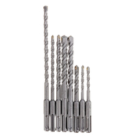 8pcs 5-12mm SDS Plus Foret Électrique Hammer Foret 5/6/8/10 / 12mm Foret À Béton Pour Maçonnerie