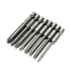 8pcs 65mm Longueur Embouts de tournevis à tête cruciforme cruciforme à queue hexagonale