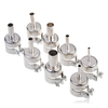8pcs 850 buse de pistolet thermique dessoudage à air chaud gare pistolet bouche