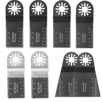 8pcs mélanger des lames de scie fixés pour fein multimaître bosch makita oscillants outil multi