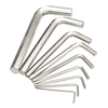 8pcs métrique combinaison clé hexagonale clé Allen ensemble 1, 5 mm à 10 mm clé outil à main