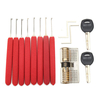 8pcs poignée rouge outils verrou d