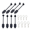 8PCS RC Car Body Clip Rubber Retainer Shell Fixed Buckle Lock 8301 for Arrma Losi ZD Racing 1/8 1/10 1/16 Vehicles Model