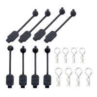 8PCS RC Car Body Clip Rubber Retainer Shell Fixed Buckle Lock 8301 for Arrma Losi ZD Racing 1/8 1/10 1/16 Vehicles Model