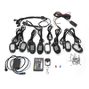 8PCS Underglow RGB LED Rock Lights Neon 8Pods LED Light Off-Road UTE ATV Bateau