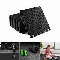 8PCS 30X30CM EVA Foam Mat Set Tapis de sol en mousse anti-bruit résistant à leau antidérapant Tapis en mousse non t