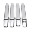 8 pcsensemble ABS chrome 4 poignées de porte couvre pour Mitsubishi Outlander Lancer Sedan Evo