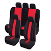 8pcs polyester tissu voiture avant et arrière housse de coussin protecteur pour voiture cinq sièges