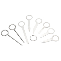 8 pcs voiture stéréo stéréo outils de suppression de la voiture CD DVD hôte démonter outils de suppression