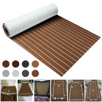 8 styles 900x2000x5mm Feuille de platelage en mousse EVA en faux teck pour plancher marin