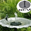 8v 1.4W pompe jardin mini-eau sans balais de panneau solaire flottante plantes piscine fontaine kit d