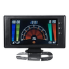 8V-18V 12V 6 en 1 LCD Numérique Jauge Pression Dhuile Tension Eau Huile Température Tachymètre TPM Voiture