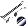 8W 50cm Réglable 2835 LED Réservoir De Poissons Daquarium Super Slim Light Lampe Noir