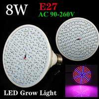 8W E27 Croissance des plantes de jardin LED Lumière de semis dusine de serre dampoule
