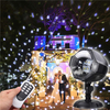 8W Neige Tomber Déménagement Télécommande LED Projecteur Stade Lumière De Noël Outddor Garden Party Lampe