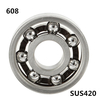 8x22x7mm AISI420 en acier inoxydable 608 roulement à billes Nano Steel Balls pour Fidget Hand Spinner