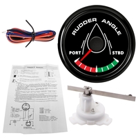 9-32V 0-190ohm 2 `` indicateur dangle marin de bateau avec ensemble de capteur dangle de gouvernail
