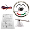 9-32V 52mm indicateur dangle marin de bateau 0-190 ohm avec capteur dangle de gouvernail réglé 8 rétro-éclaira