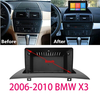9 inch Car Fascia Audio Fitting Adaptor Panel Frame Kits Car DVD Frame Dashboard for BMW X3 E83 2006-2010