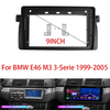 9 Inch Car Fascia Frame Screen Android Dash Panel Frame for BMW E46 M3 3-Series 2014-2018
