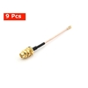 9 PCS Mini IPEX UFL. Câble dextension dantenne IPX vers SMA 20 * 20 pour système Micro VTX RX FPV